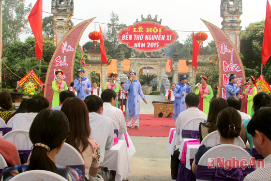 Nghe An province: Nguyen Xi Temple Festival 2015 held